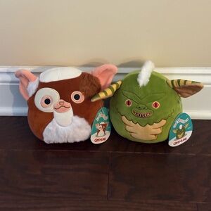 Gremlins x Squishmallows 7 Inch Set, Gizmo & Stripe Plush Dolls NWT